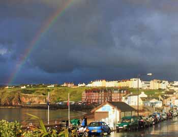 Peel, IOM -afternoon shower's reward