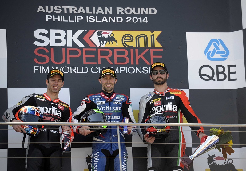 Race 1 podium