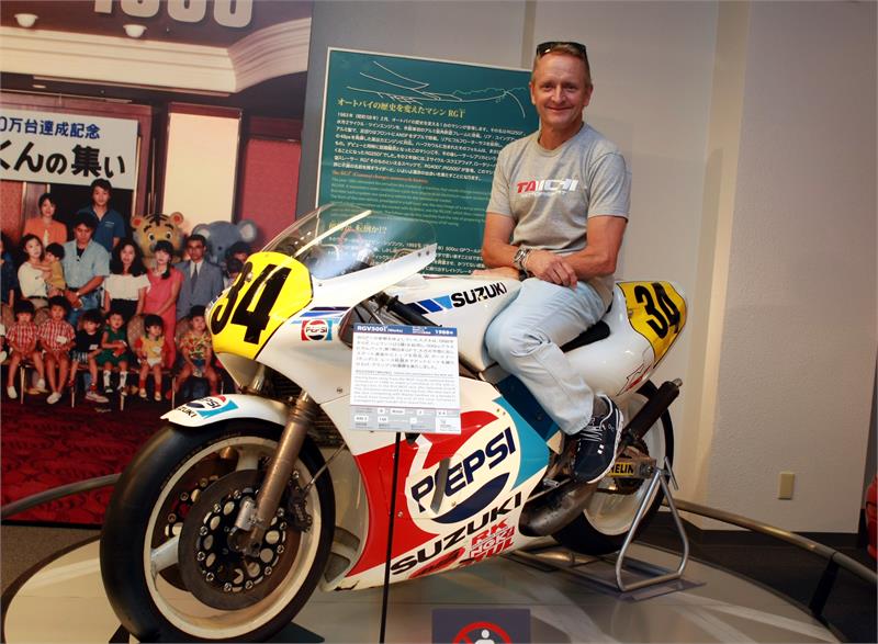 Kevin Schwantz Visits Suzuki HQ | MotorcycleDaily.com - Motorcycle
